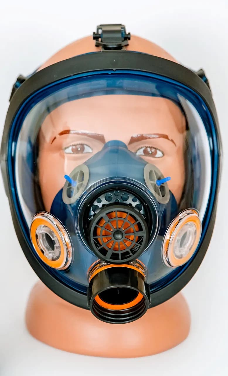 Противогаз маска панорамная ST-S100 2 (резьбовая) - 095375234