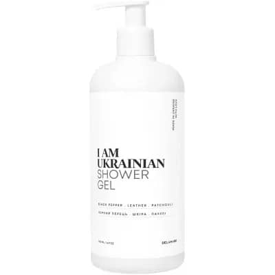Гель для душу DeLaMark I am Ukrainian Перець + Шкіра + Пачулі 500 мл (4820152333100) - 274613