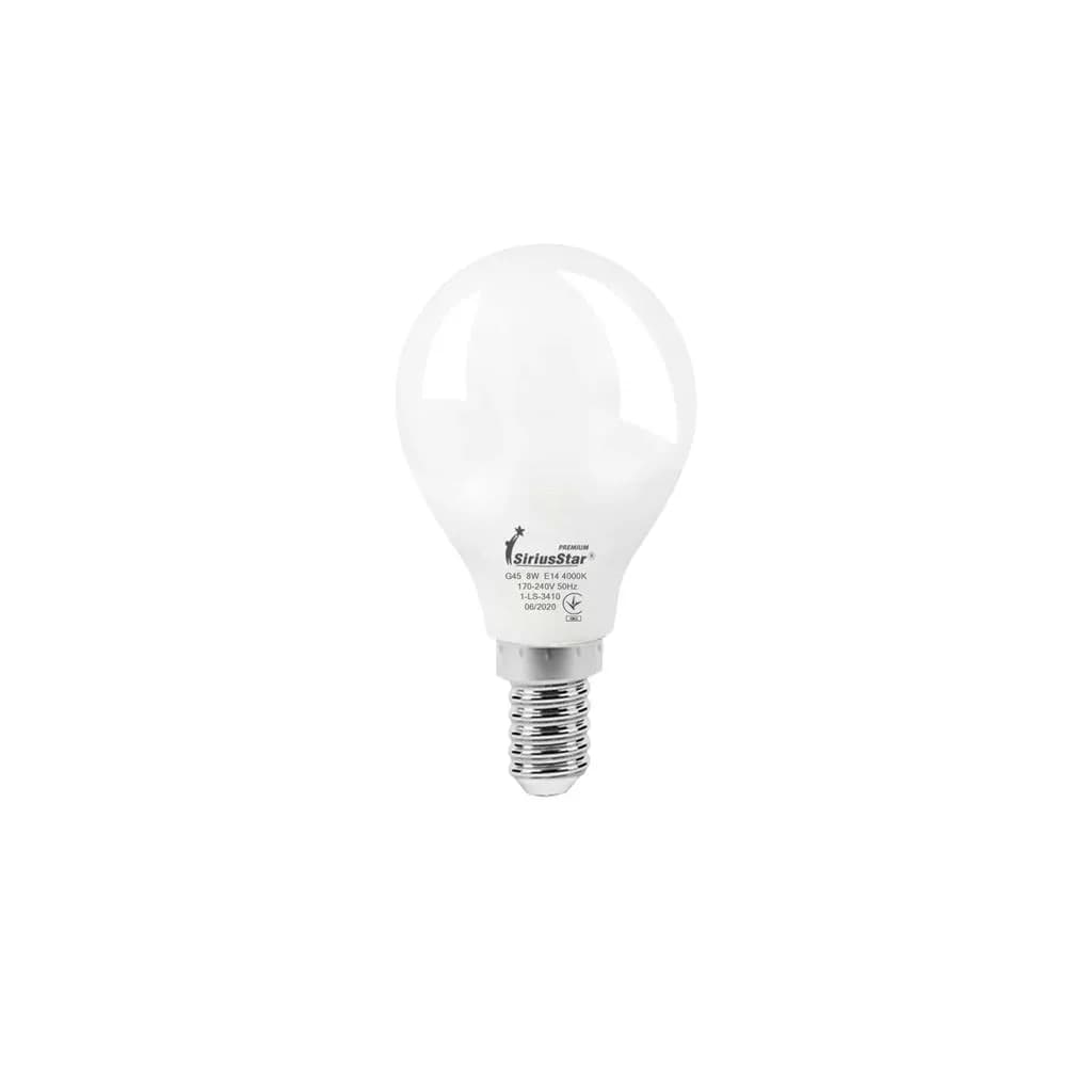 Светодиодная лампа SIRIUSSTAR 3410 G45 8W-4000K-E14 - 068573536