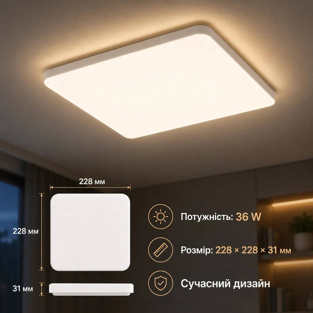 Світильник точковий Sirius C209 WT 36W - 274941