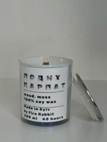 Дыхание Карпат – свеча в контейнере - 464039335