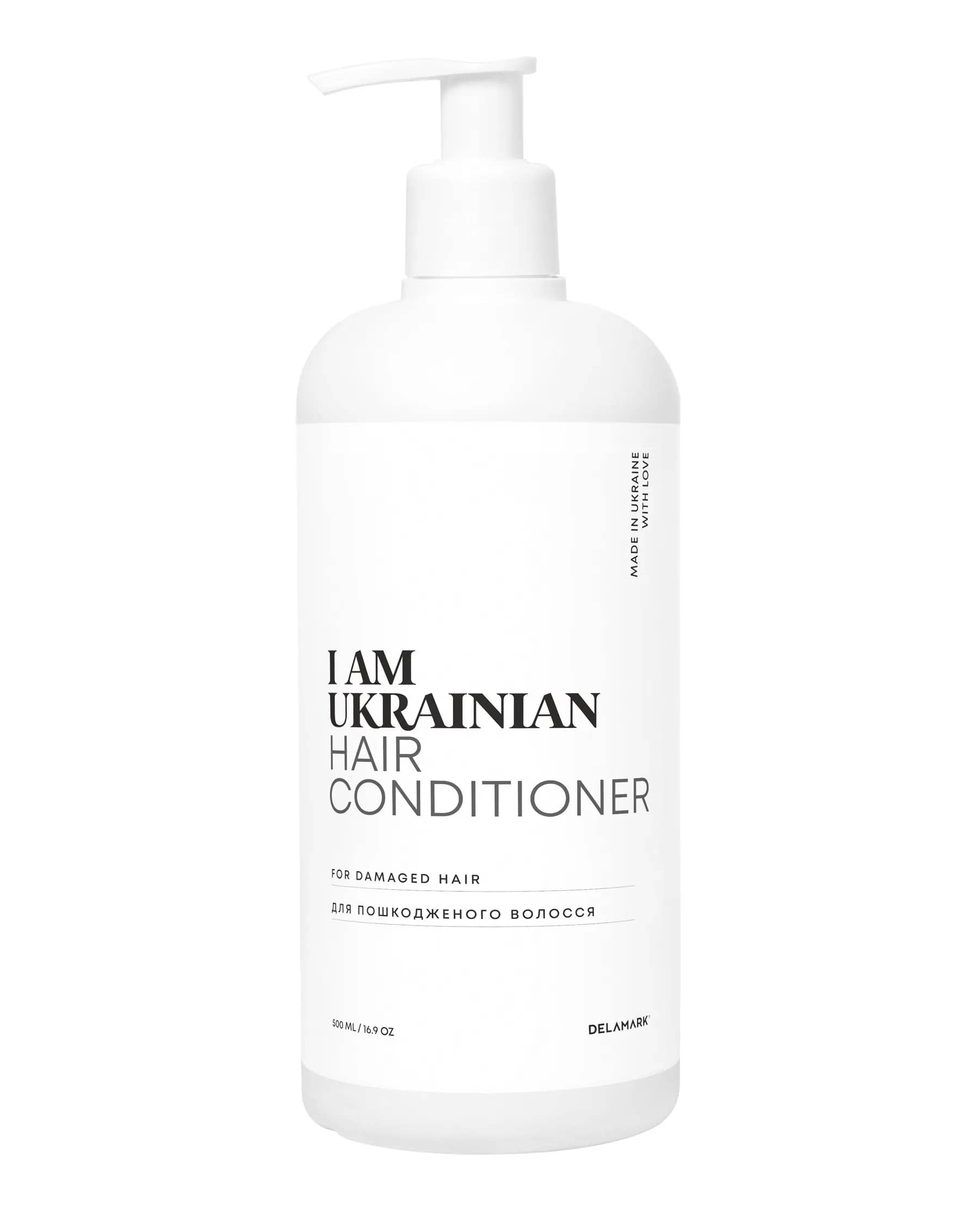 Кондиціонер DeLaMark I am Ukrainian для пошкодженого волосся 500 мл (4820152333186) - 542989457