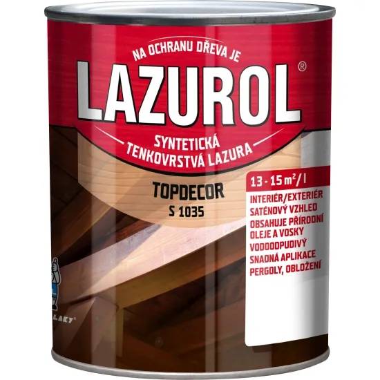 Лазур тонкошарова для дерева LAZUROL Topdecor S1035, 4,5 л, T020 каштан - 275901
