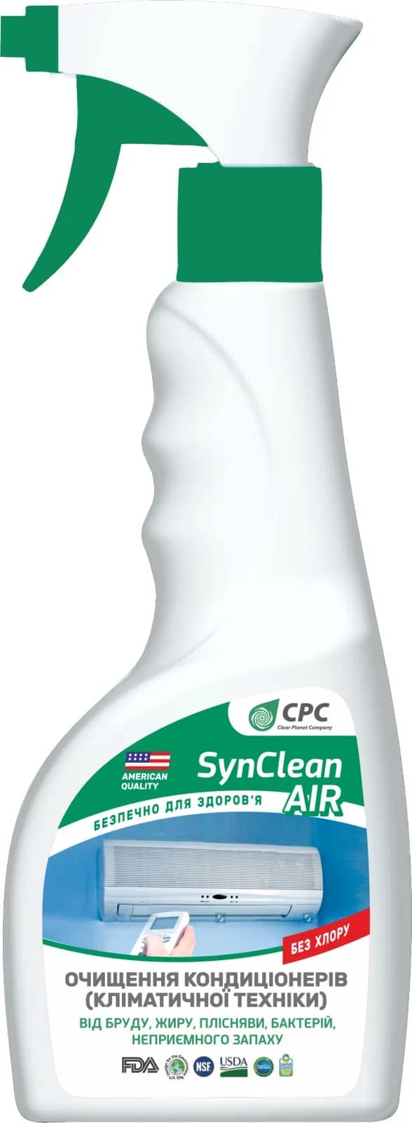 Засіб для очищення кондиціонерів SYNCLEAN AIR CPC Без хлору 0.5 л (505939704) - 505939704