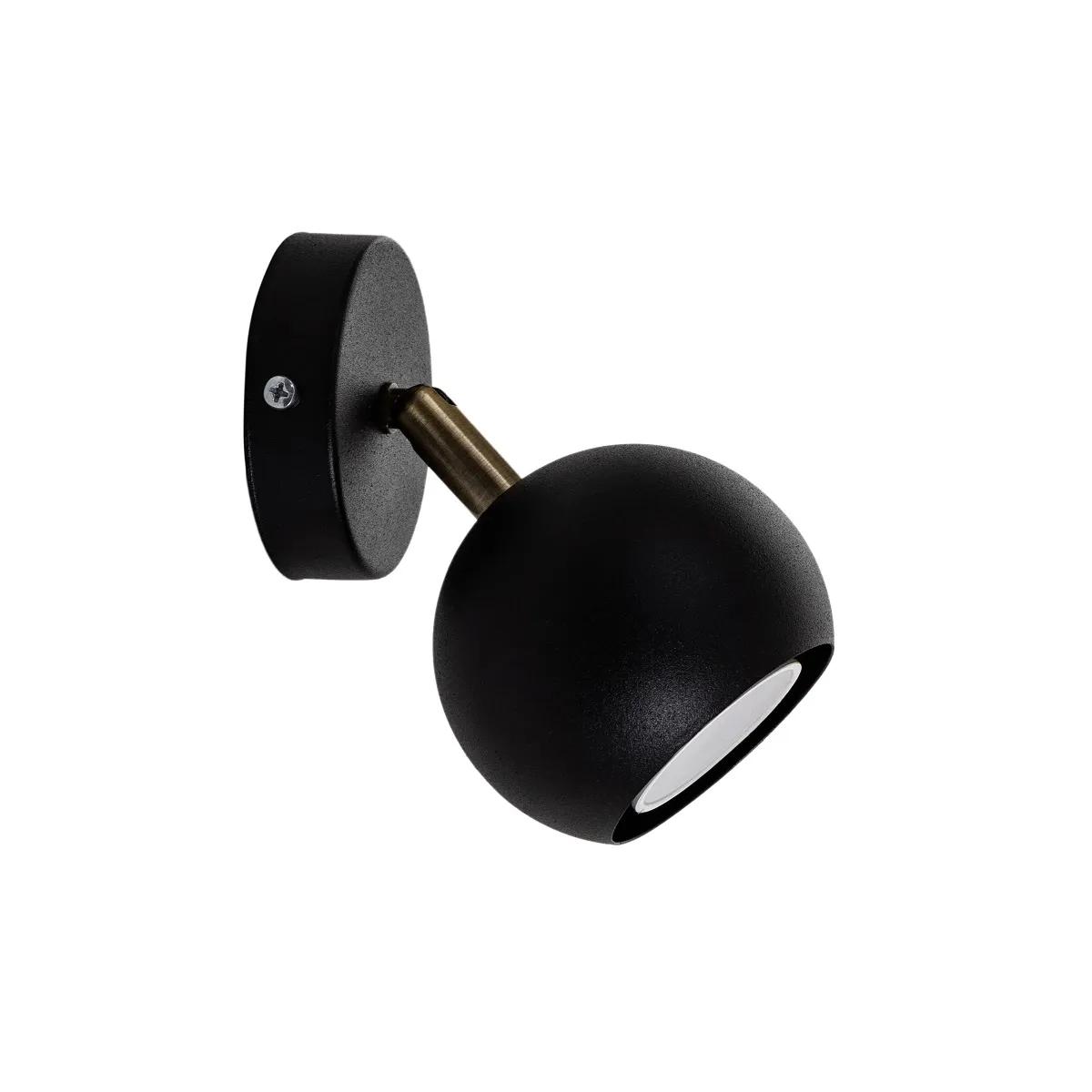 Бра (світильник настінний) Bowl GU10 W90 Black - 281442