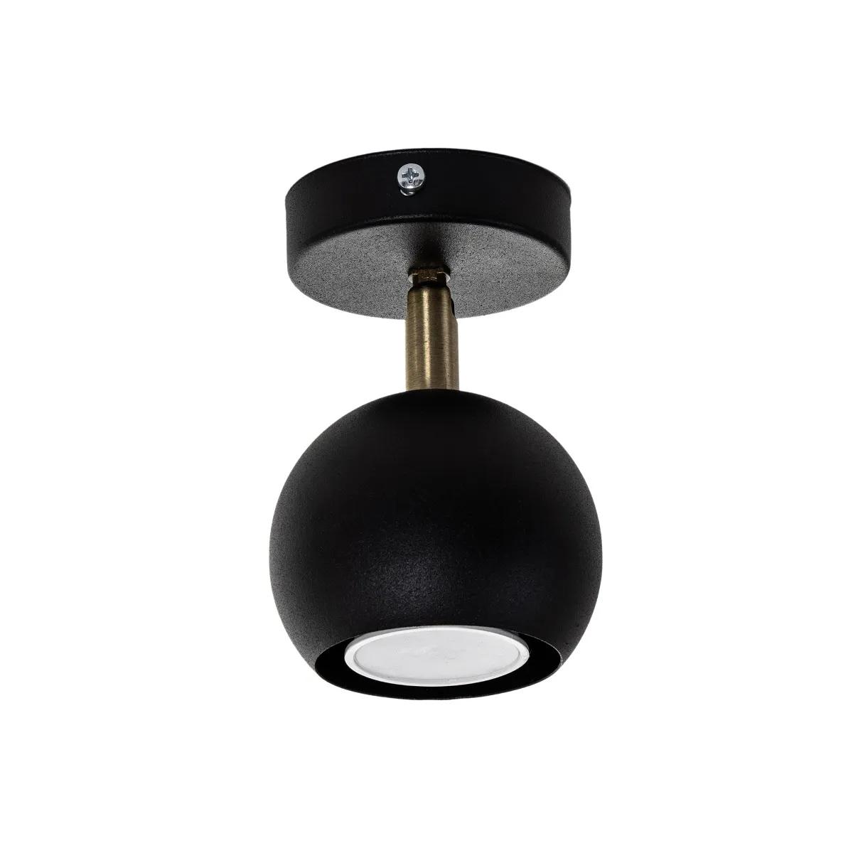 Бра (світильник настінний) Bowl GU10 W90 Black - 281443
