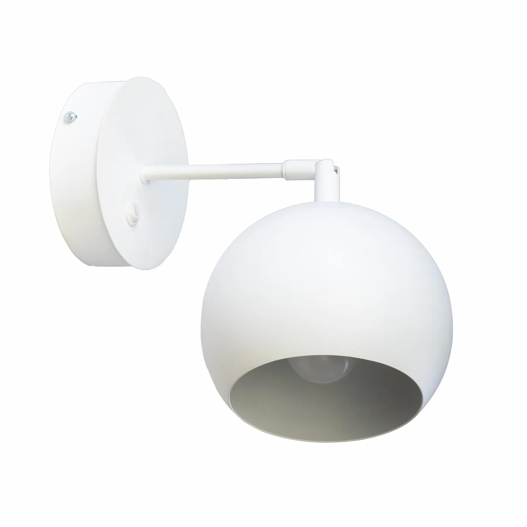 Бра з вимикачем Bowl W150-BT White - 281456