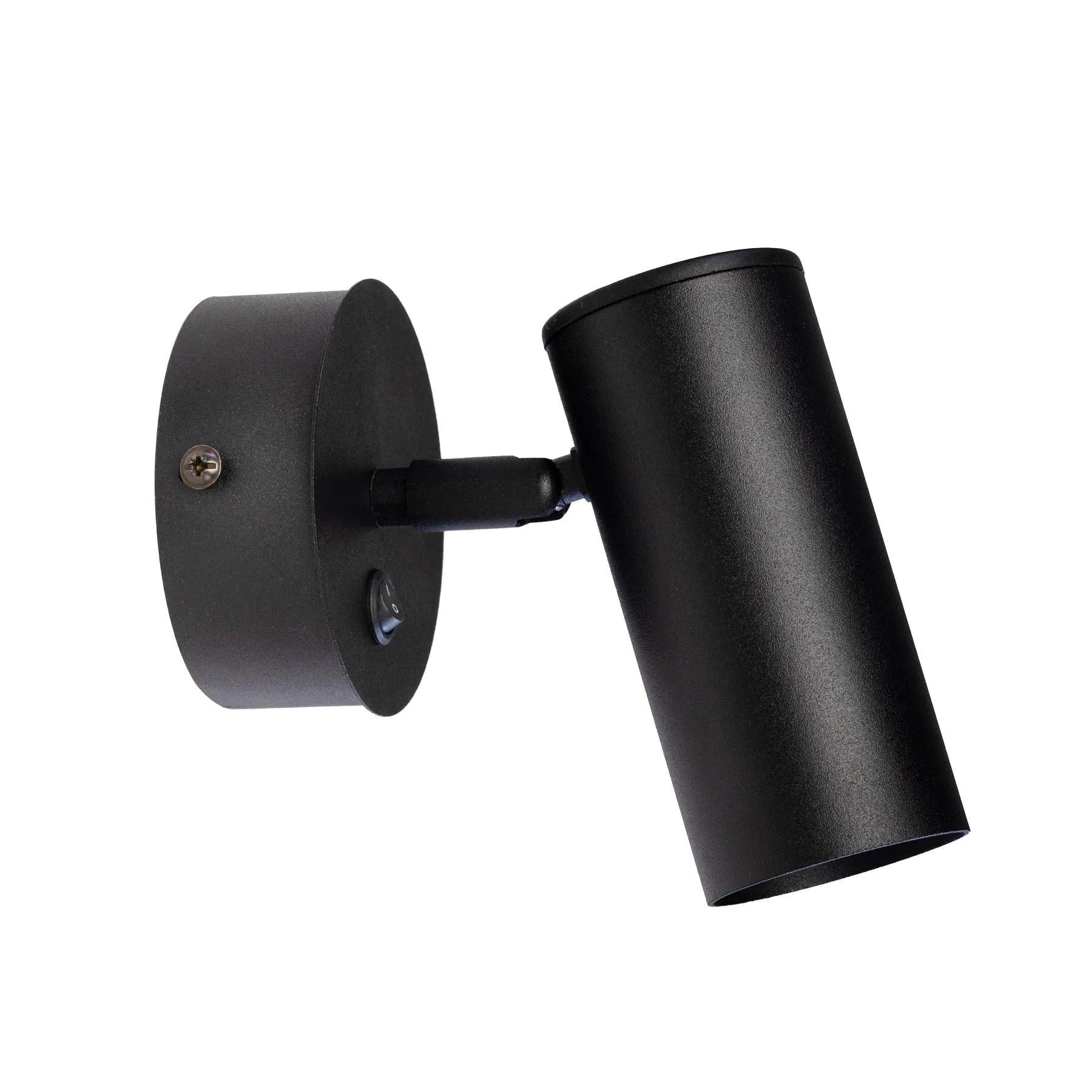 Бра з вимикачем Pelikan GU10 W120-BT Black - 281462