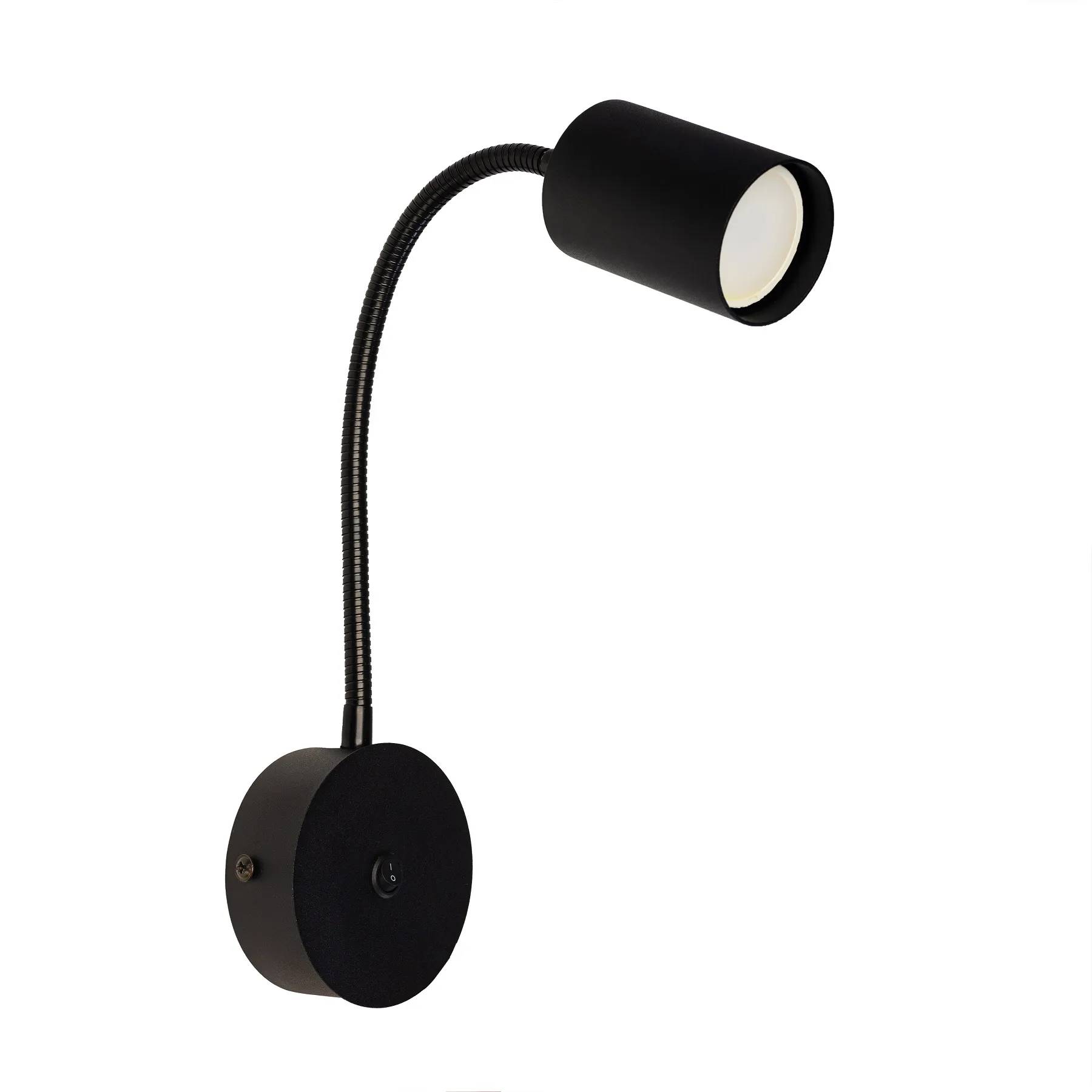 Бра (світильник настінний) Chime GU10 W90-GN-BT Black - 281472