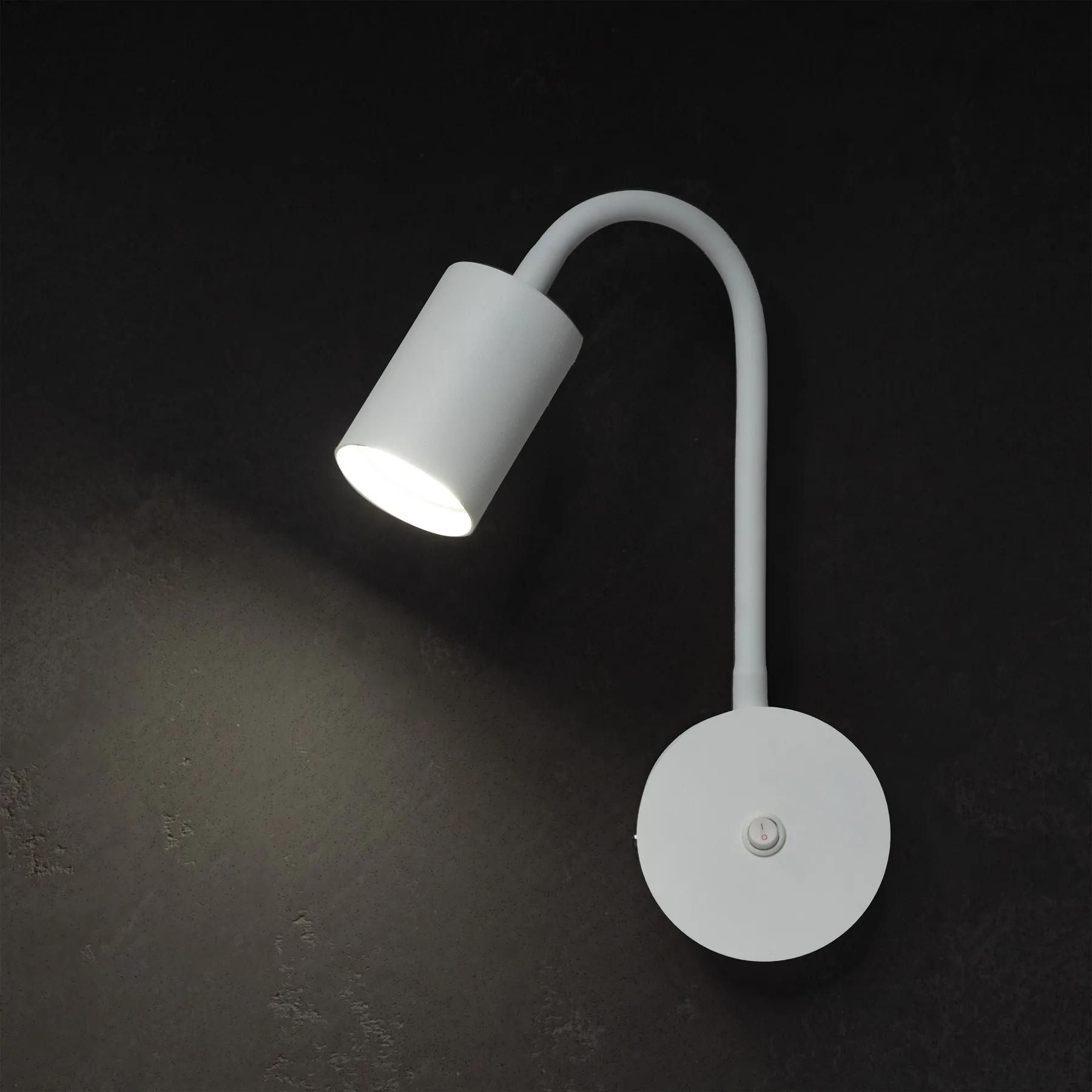 Бра (світильник настінний) Chime GU10 W90-GN-BT White - 281475