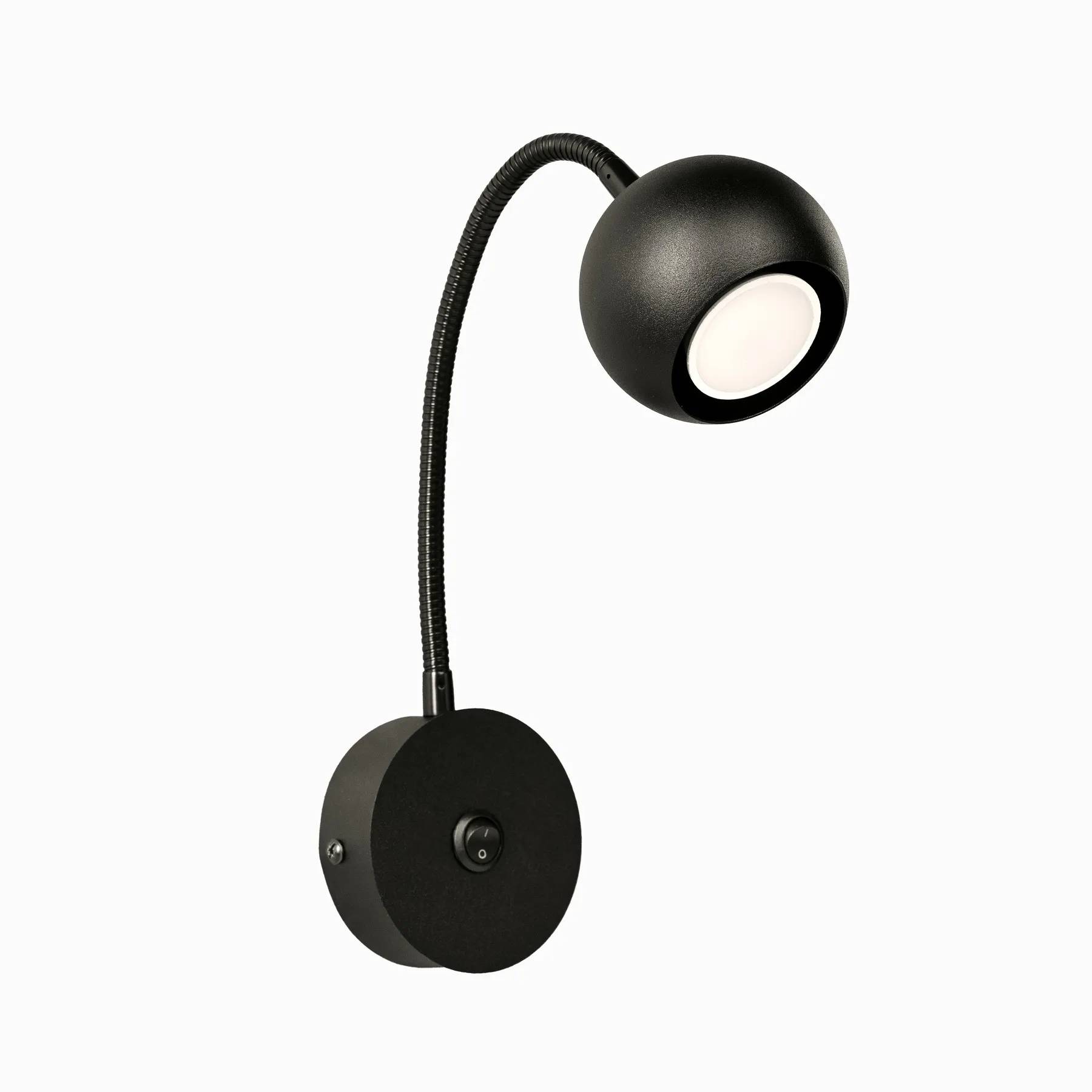 Бра (світильник настінний) Bowl GU10 W90-GN-BT Black - 281476
