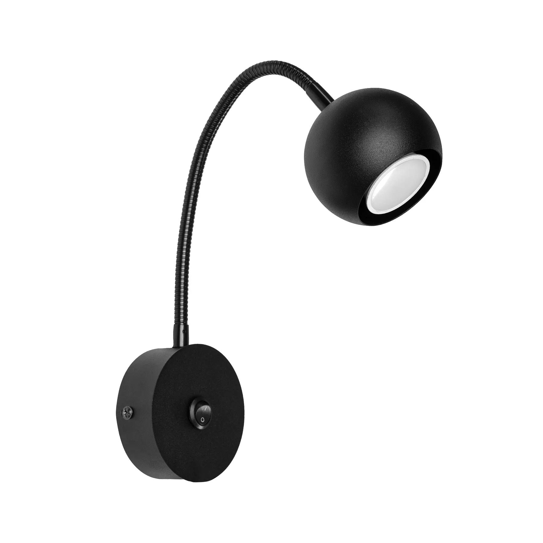 Бра (світильник настінний) Bowl GU10 W90-GN-BT Black - 281478