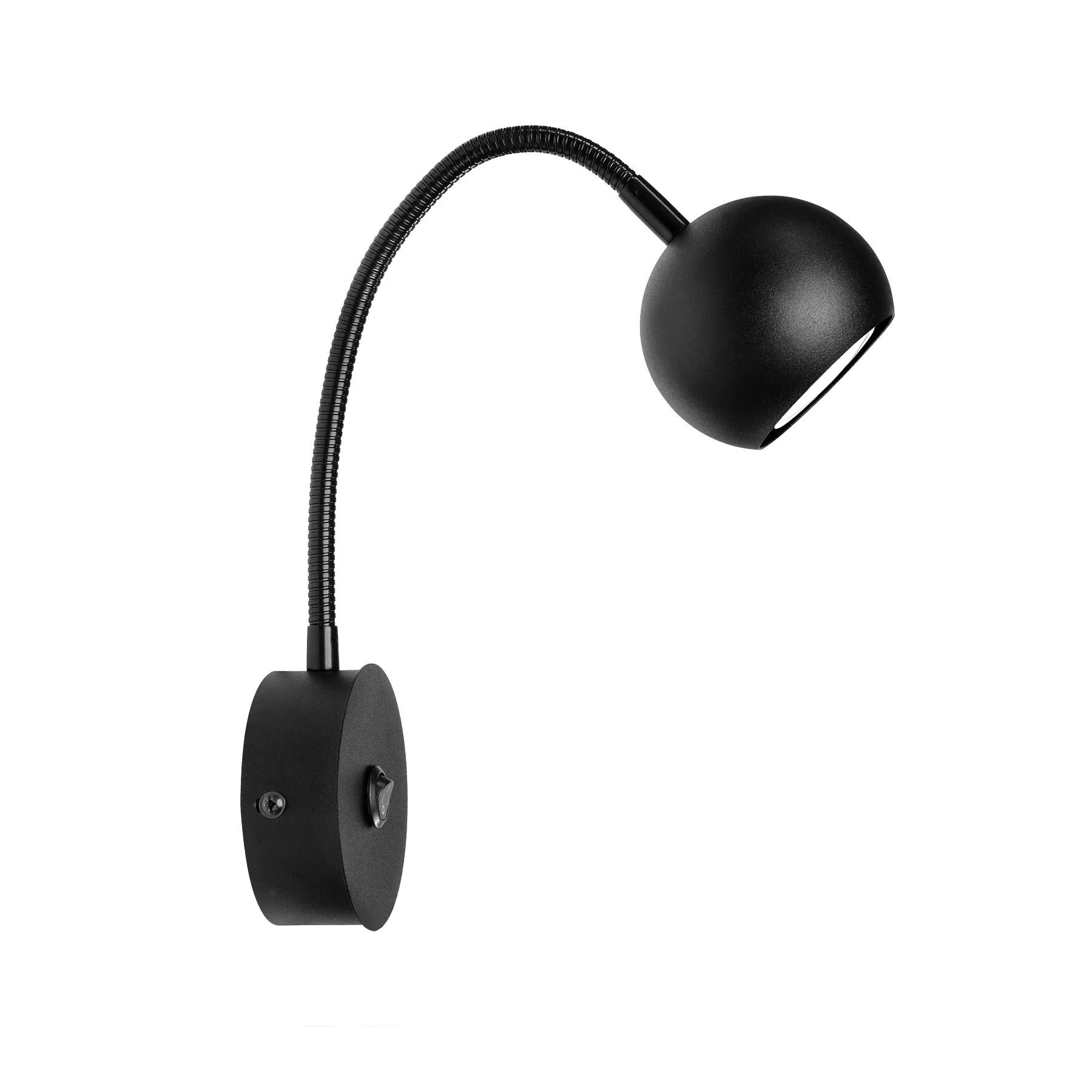 Бра (світильник настінний) Bowl GU10 W90-GN-BT Black - 281479