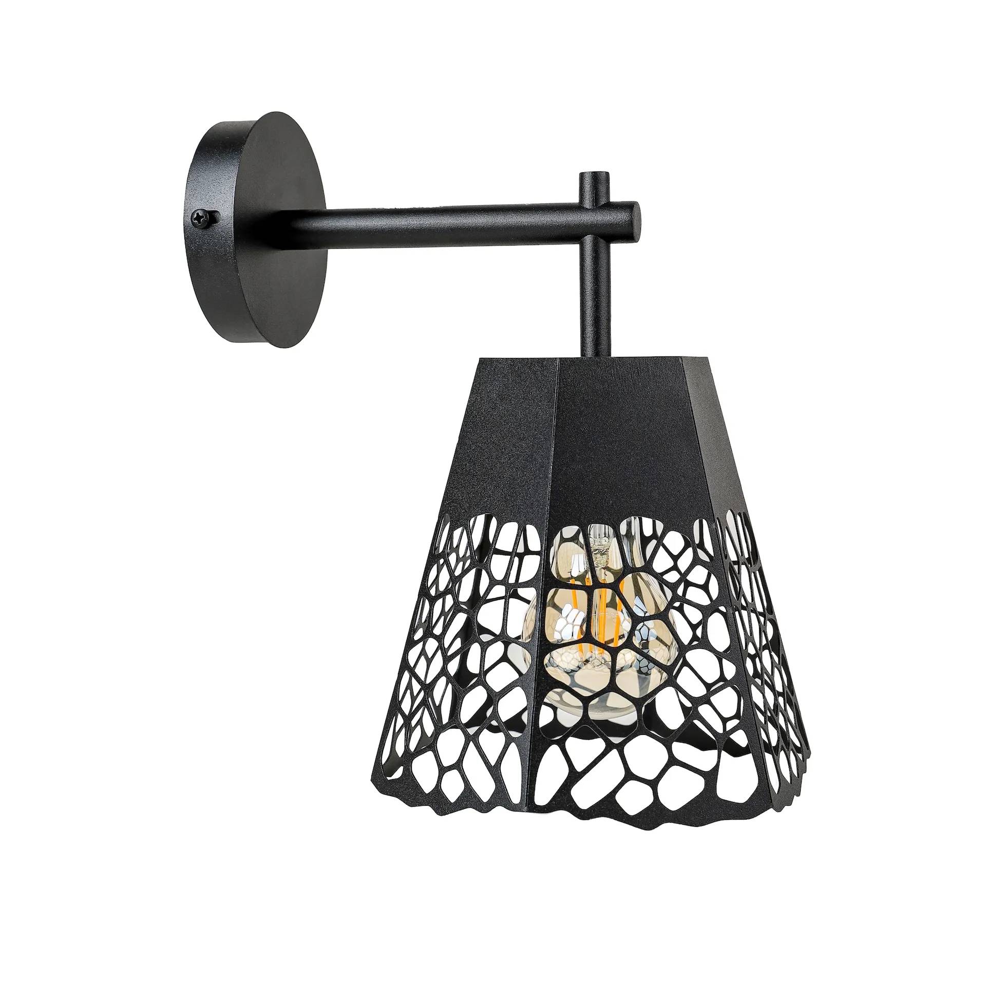 Бра (світильник настінний) Floret WL170 Black - 281514
