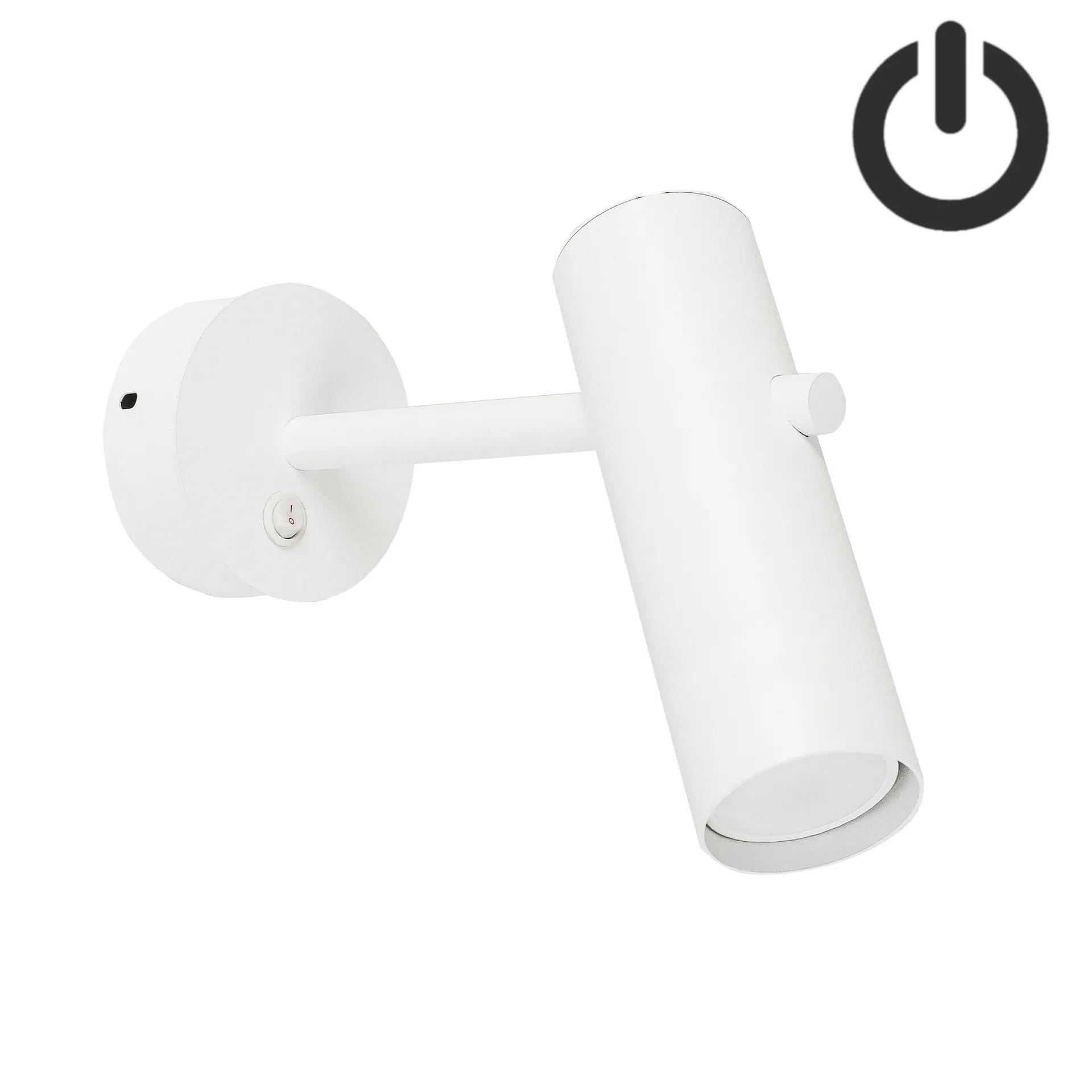Бра з вимикачем Tukan GU10 WR280-BT White - 281523