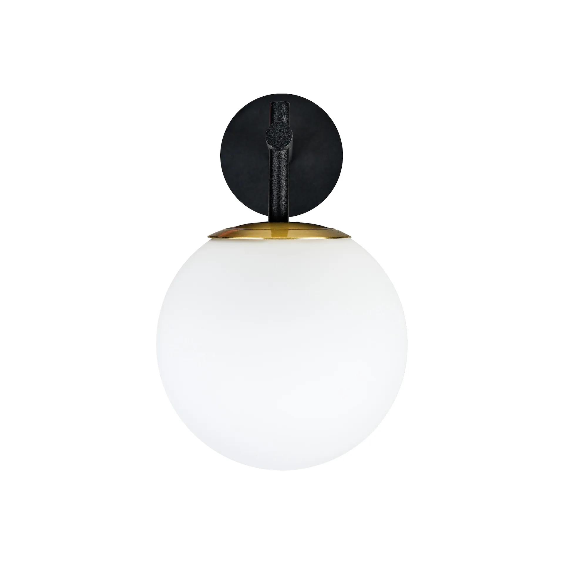 Бра (світильник настінний) Opal W150 Black/Brass - 281575