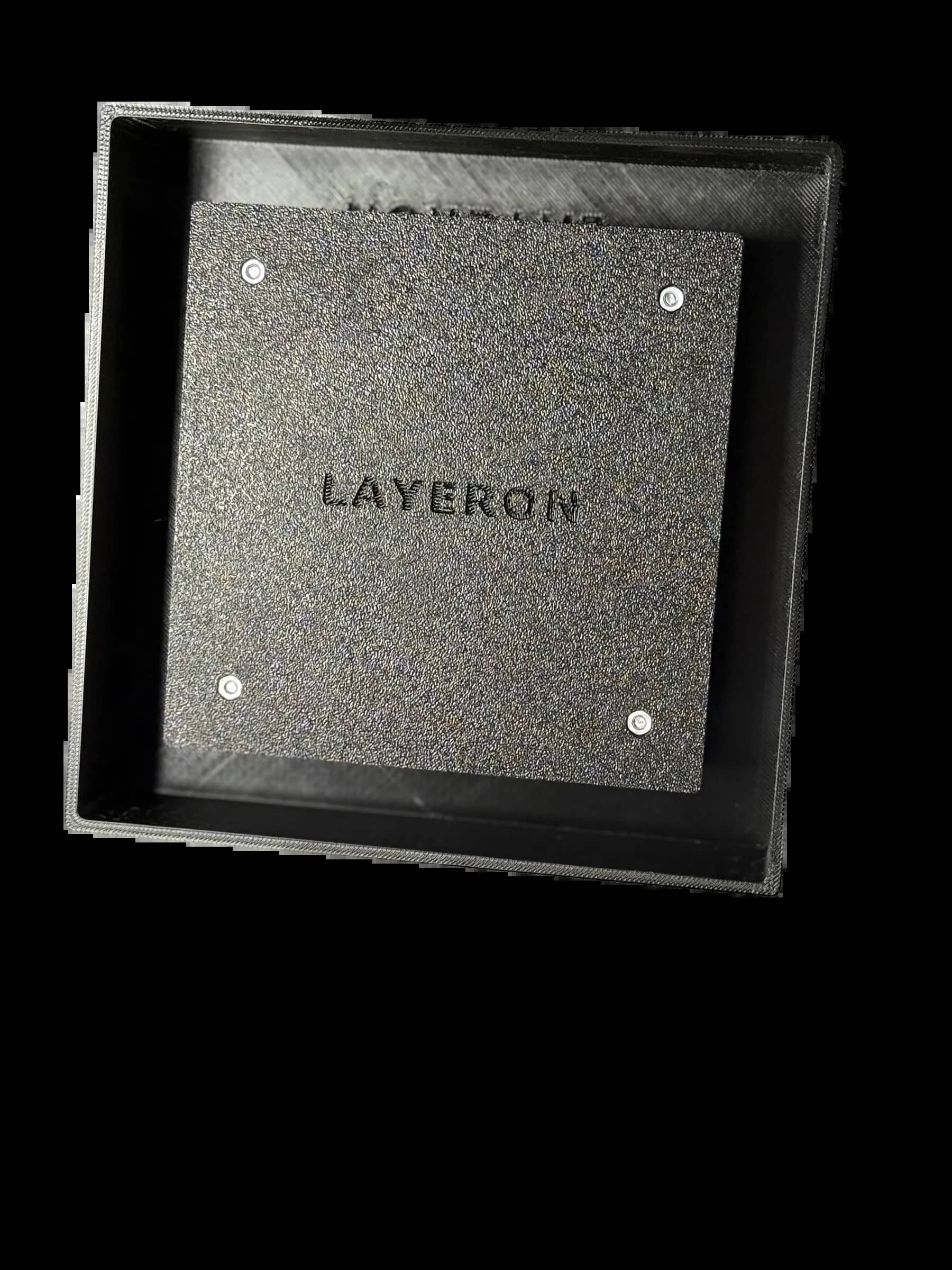 Вентилятор (витяжка) прихованого монтажу Layeron D100 квадратний з регулюванням висоти плитки, 105 м³/год, білий/чорний (L0024-1) - 310398660