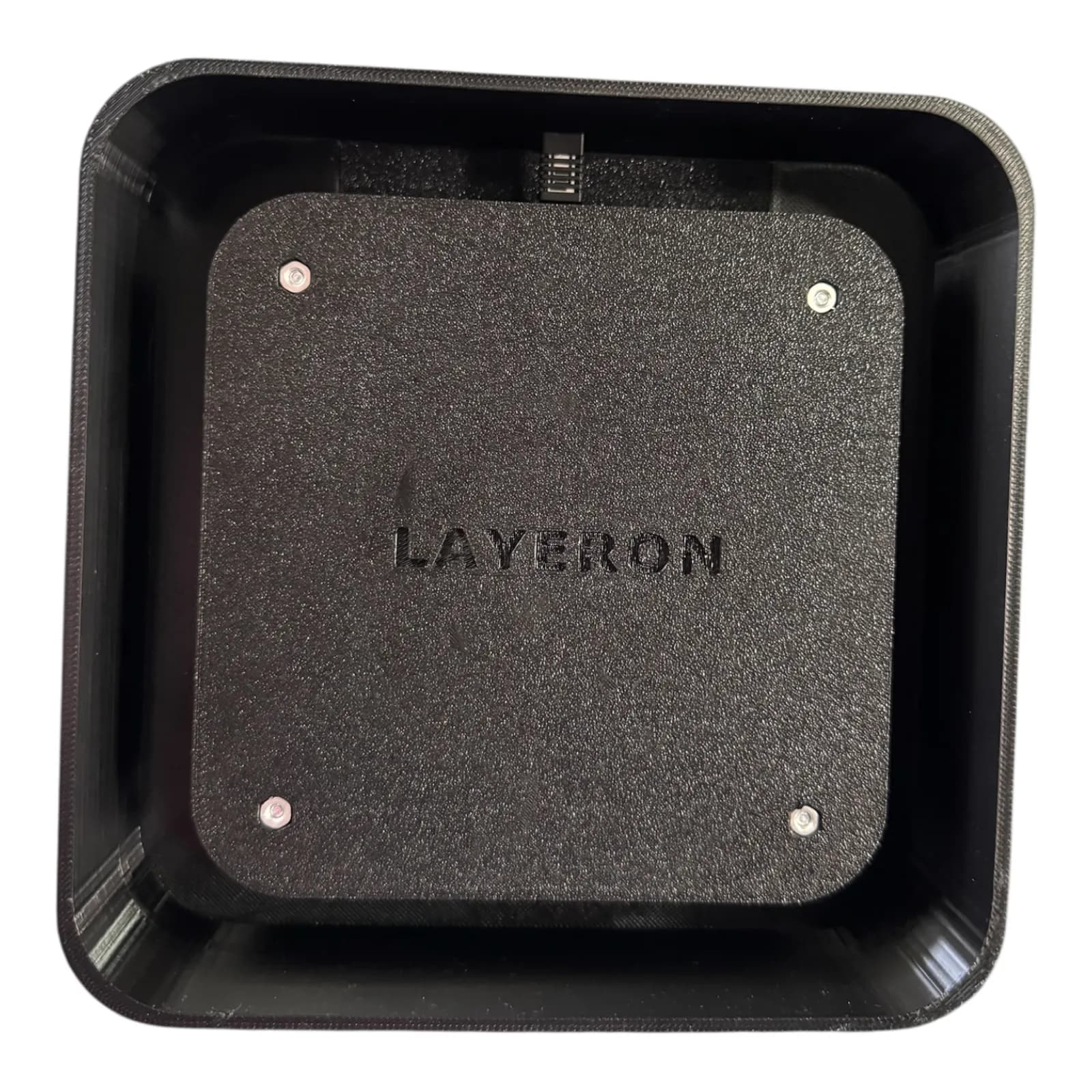 Вентилятор (витяжка) прихованого монтажу Layeron D100 (L0046-1) з датчиком вологості та таймером – 105 м³/год, білий/чорний - 346024986