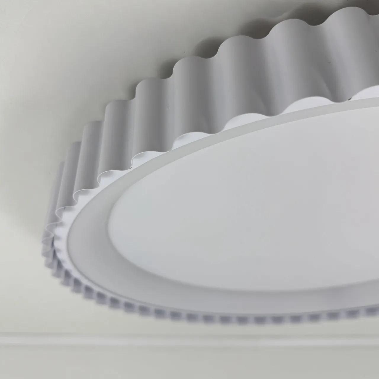 Стельовий світлодіодний світильник "Ruffles" 8985-500C WH 80W - 284599
