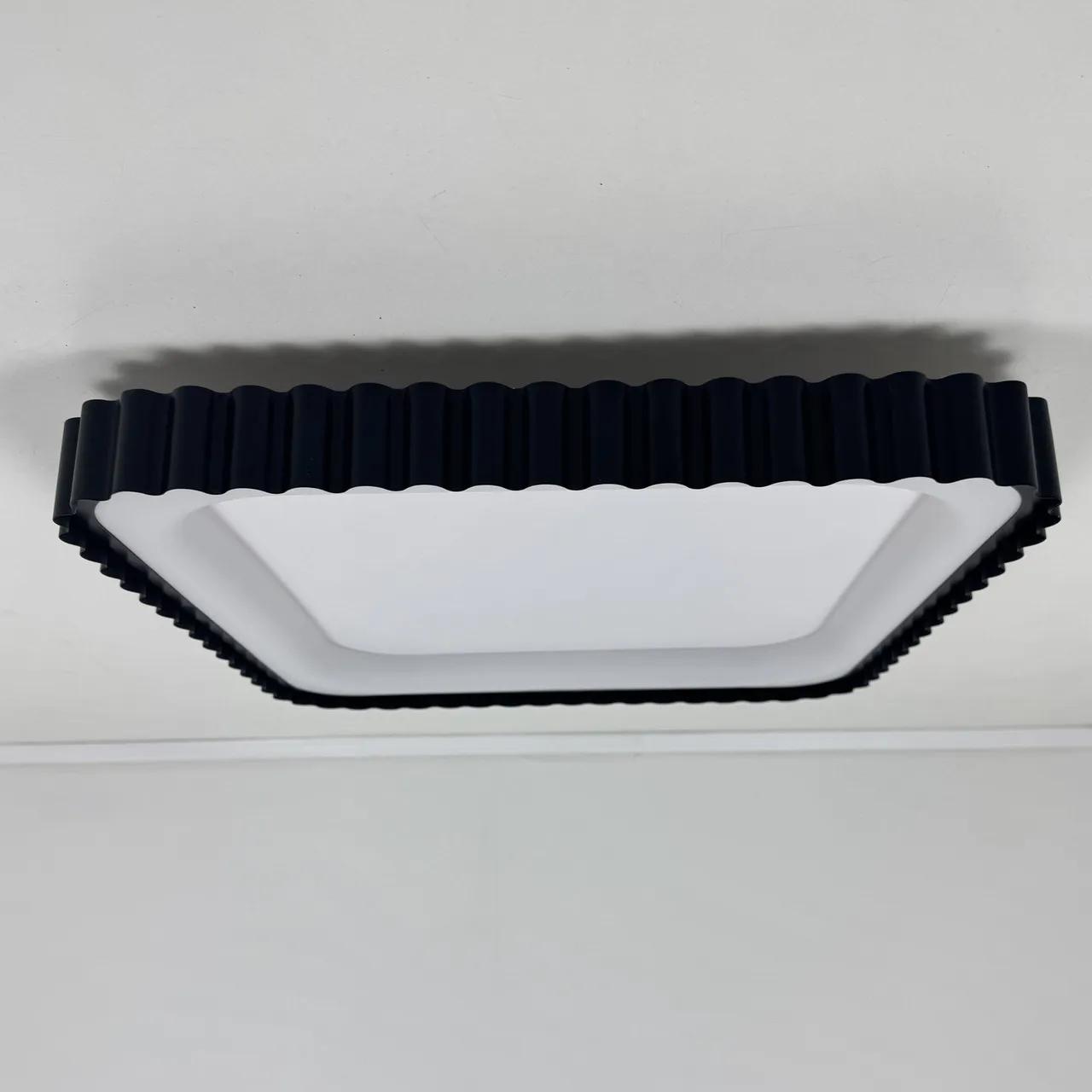Стельовий світлодіодний світильник "Ruffles" 8985-500S BK 80W - 284625
