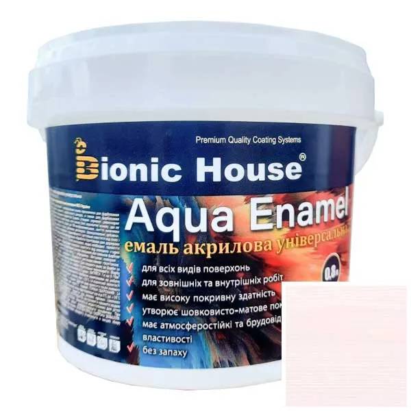 AQUA ENAMEL Стійка до погодних умов та миття Емаль для дерева акрилова універсальна БІЛА 0,8л - 288182