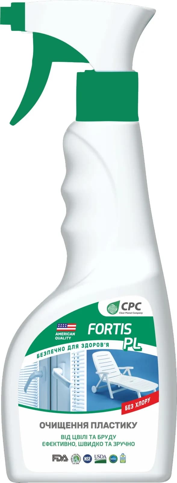 FORTIS PL, 500 мл, засіб для очищення пластику від цвілі та бруду - 841311799