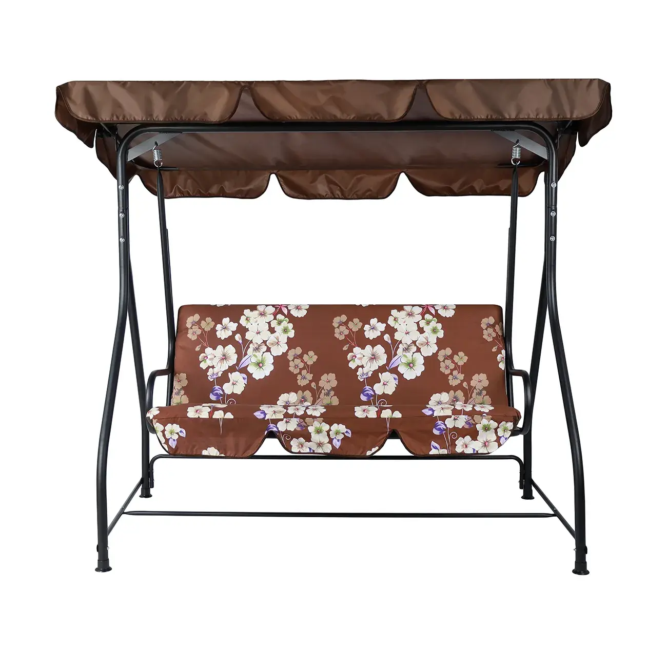 Качели садовые "Вероника" (Бязь, Бежевый цветок) - 298221