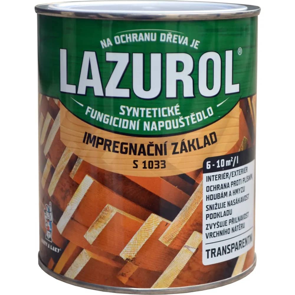 Ґрунт-просочення LAZUROL S1033, 4,5 л, безбарвний - 909935446