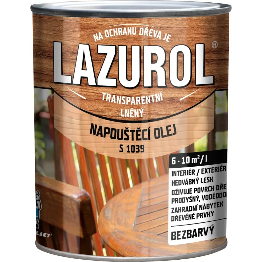 Олія для деревини LAZUROL S1039, 2,5 л, безбарвний - 973079630