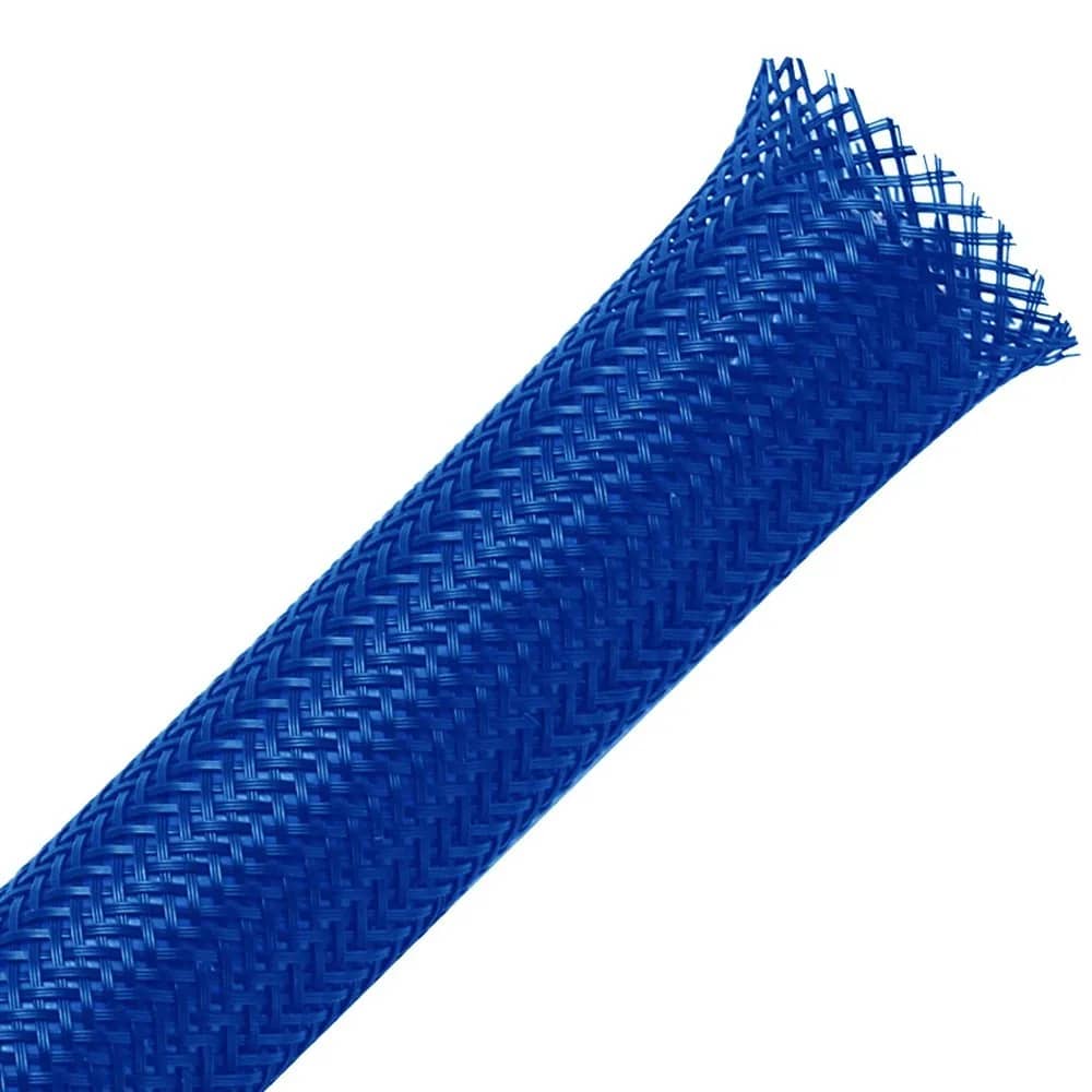 Кругле кабельне обплетення щільного плетіння ColdCut 12 мм (1 м.п.) діапазон розтяжки 8-14 мм JDD Tech (КНР) колір синій (1м.п.) - 394015038