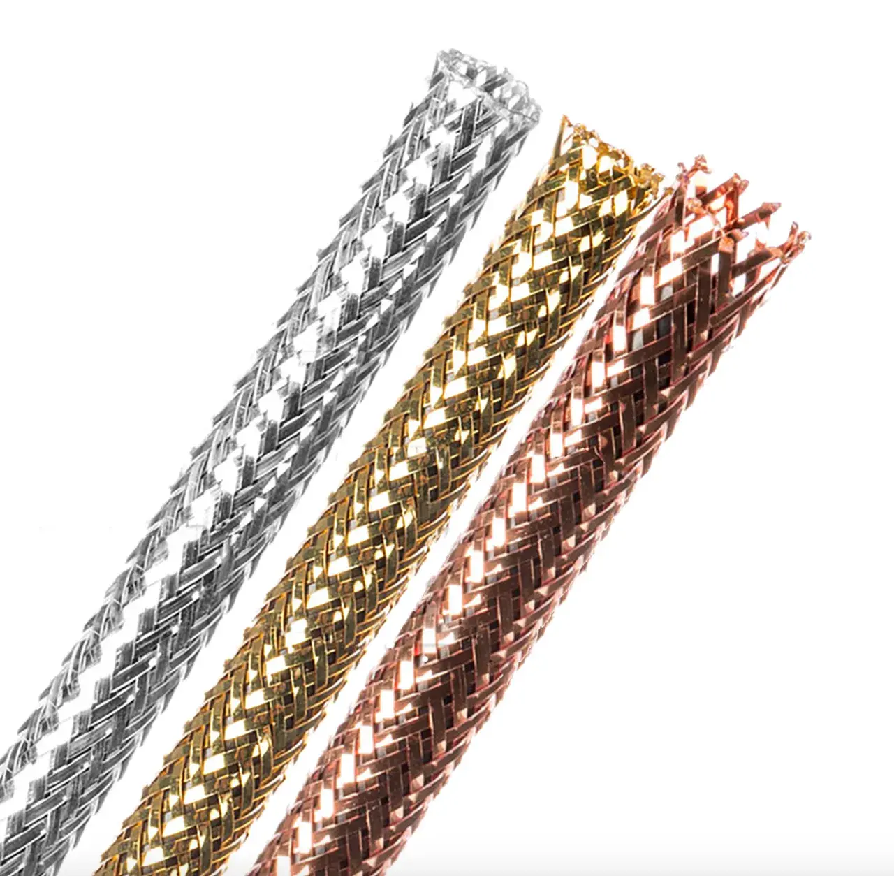 Обплетення кругле імітація Metallic діапазон розтяжки 5-8 мм (1 м.п.) JDD Tech (КНР) колір металік MCR-006 - 534250972