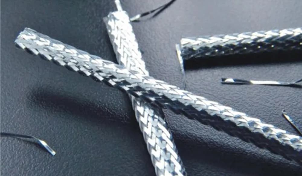 Обплетення кругле імітація Metallic 19 мм (1 м.п.) діапазон розтяжки 18-26 мм JDD Tech (КНР) колір чорний MCR-019 - 963416707