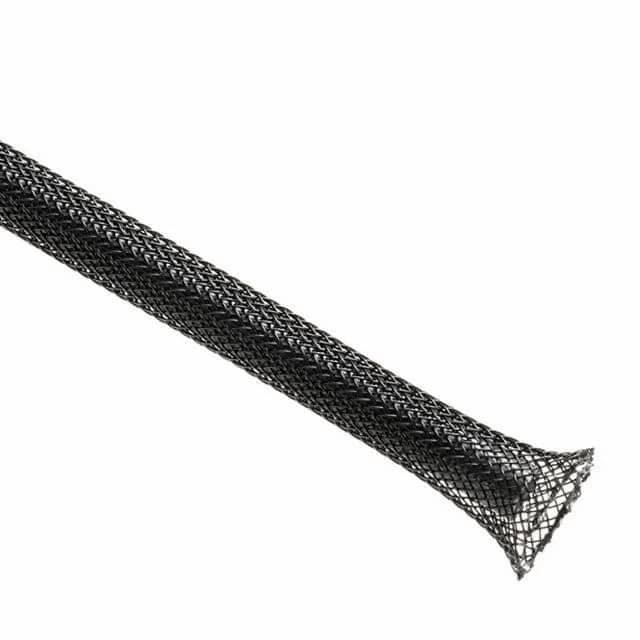 Кругле кабельне обплетення PET-0.63 см (1м.п.) діапазон розтяжки 3.2-10.9 мм TECHFLEX (США) колір чорний PTN0.25BK - 651242052