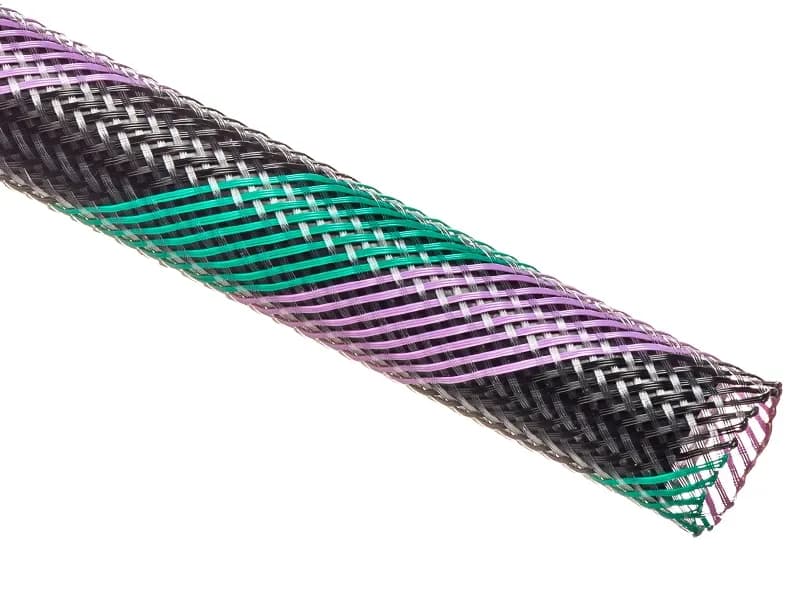 Кругле кабельне PET обплетення Techflex 0.95 см еластична захисна оболонка з діапазоном 8.0-15.9 мм для кабелів проводини - 442058035