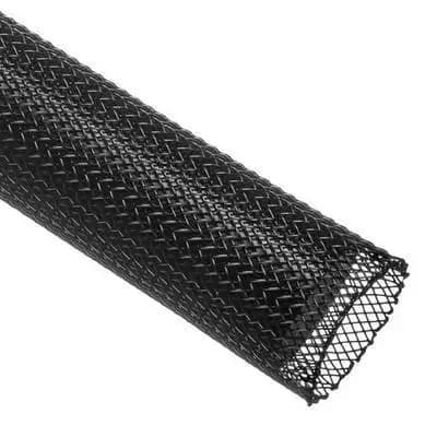 Гнучка Techflex США захисна кабельна обплетення 1 м чорна Ø 0.95 см розтяжка 4.76-25.4 мм наделастична - 851282575