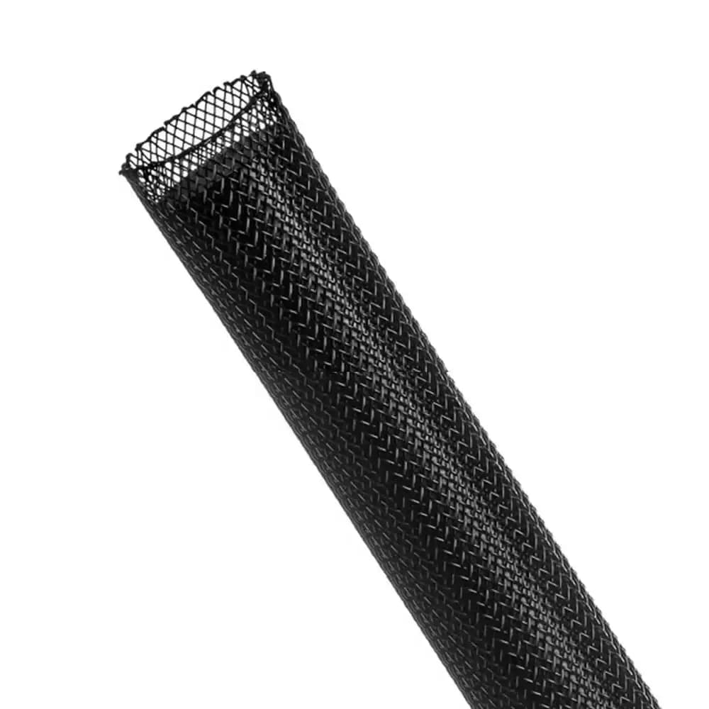 Гнучка Techflex США захисна кабельна обплетення 1 м чорна Ø 0.95 см розтяжка 4.76-25.4 мм наделастична - 851282575
