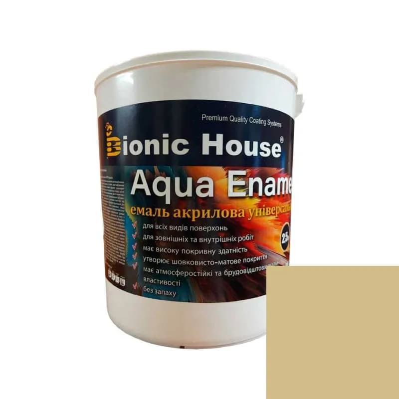 AQUA ENAMEL Стійка до погодних умов та миття Емаль для дерева акрилова універсальна БЕЖЕВА (RAL 1001) 2,5л - 956439582