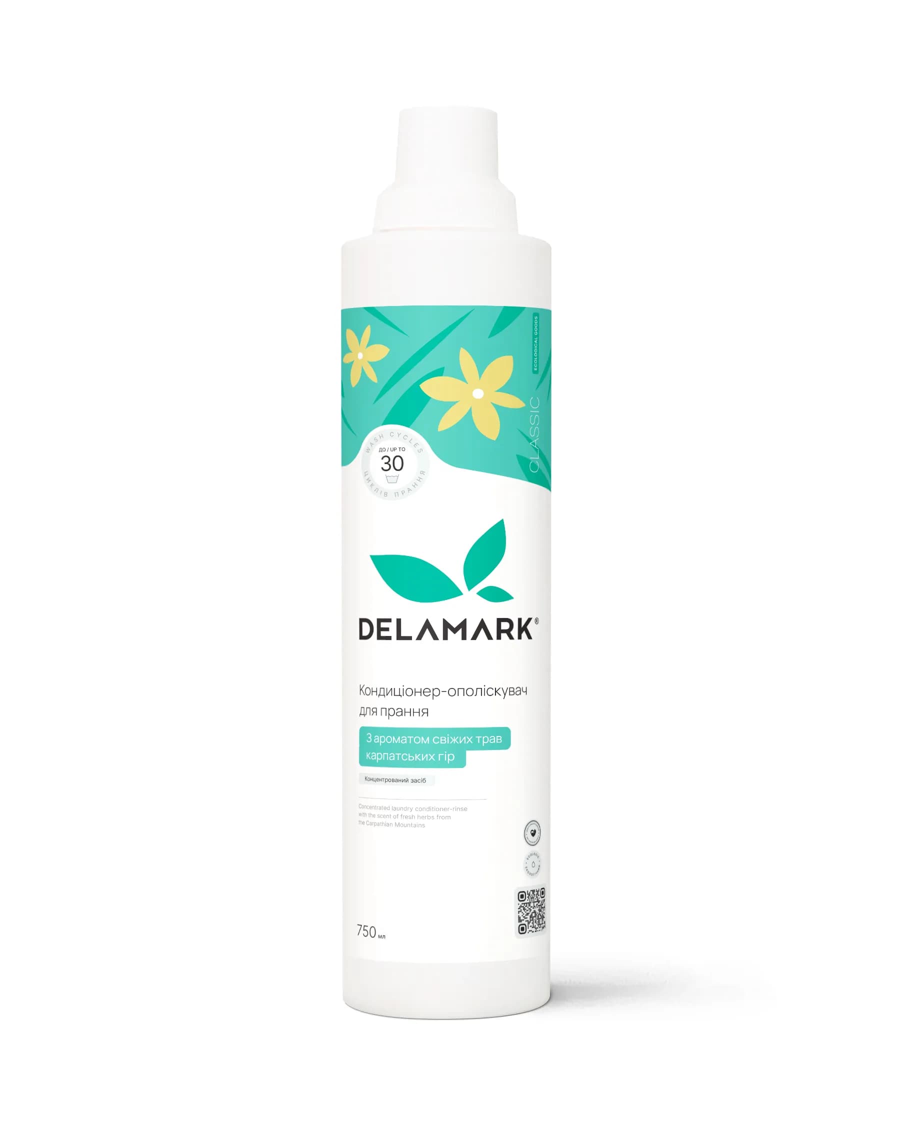 Кондиціонер Delamark з ароматом свіжих трав карпатських гір 750 г (4820152330543) - 694940728