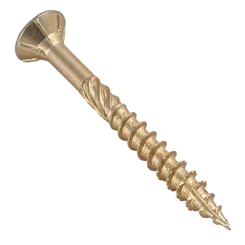 Шуруп конструкційний, потайна головка, цинк жовтий 5x40 уп 50 шт snapt - 313430