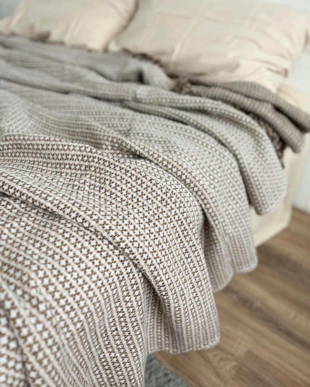 Плед Lanavitta Wool шерстяний 170х210 см бежевий - 315336