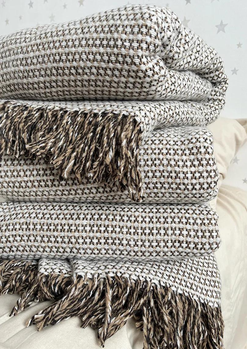 Плед Lanavitta Wool шерстяний 170х210 см бежевий - 315338