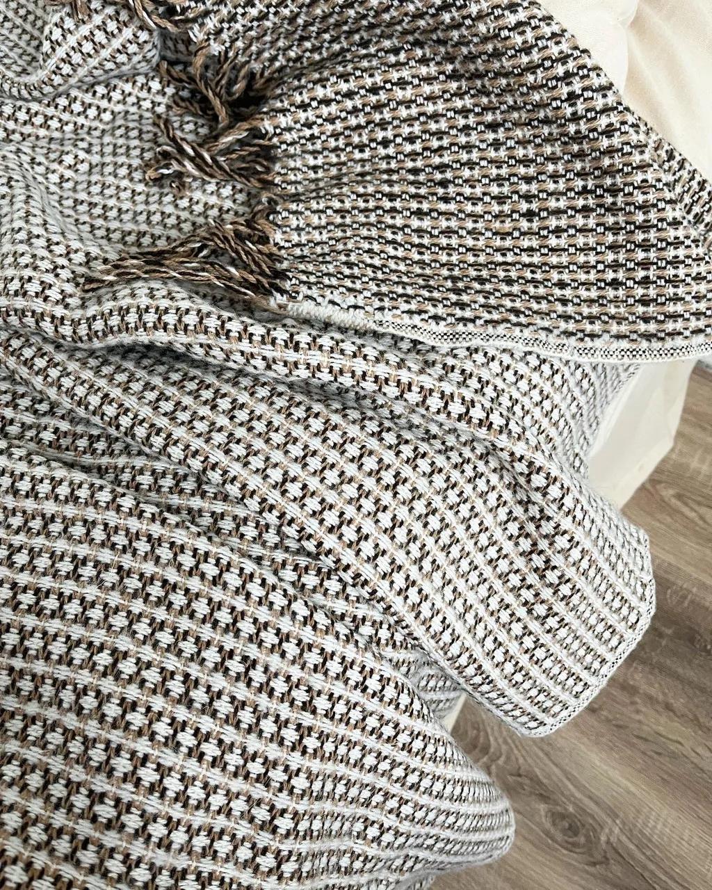 Плед Lanavitta Wool шерстяний 170х210 см бежевий - 315339