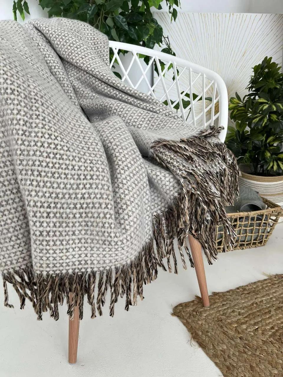 Плед Lanavitta Wool шерстяний 170х210 см бежевий - 315342