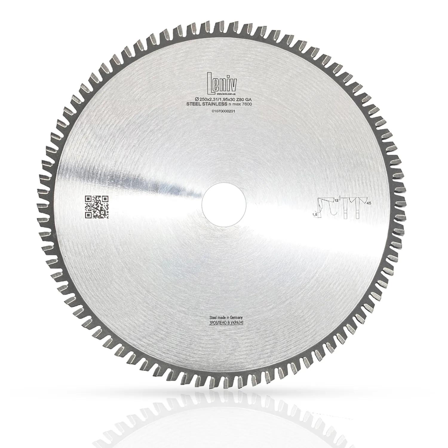 Пильний диск по металу Leniv D255×25.4 Z60 (4821234004352) - 315451