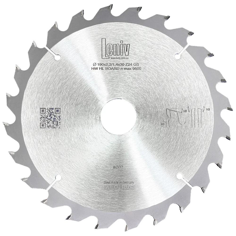 Пильный диск для ручной циркулярной пилы Leniv D200x30 Z24 (4821234004420) - 315484