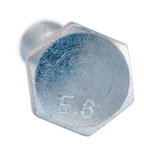 Болт с шестигранной головкой, DIN 933, 5.8, цинк белый M10x140 уп 5 шт snapt - 641057880