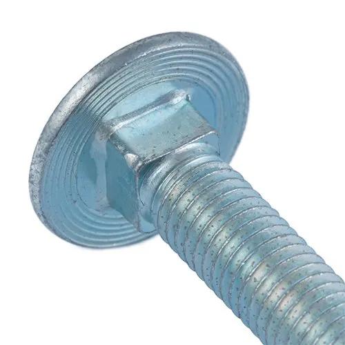 Болт с полукруглой головкой, DIN 603, 4.6, цинк белый M8x60 уп 50 шт snapt - 317764