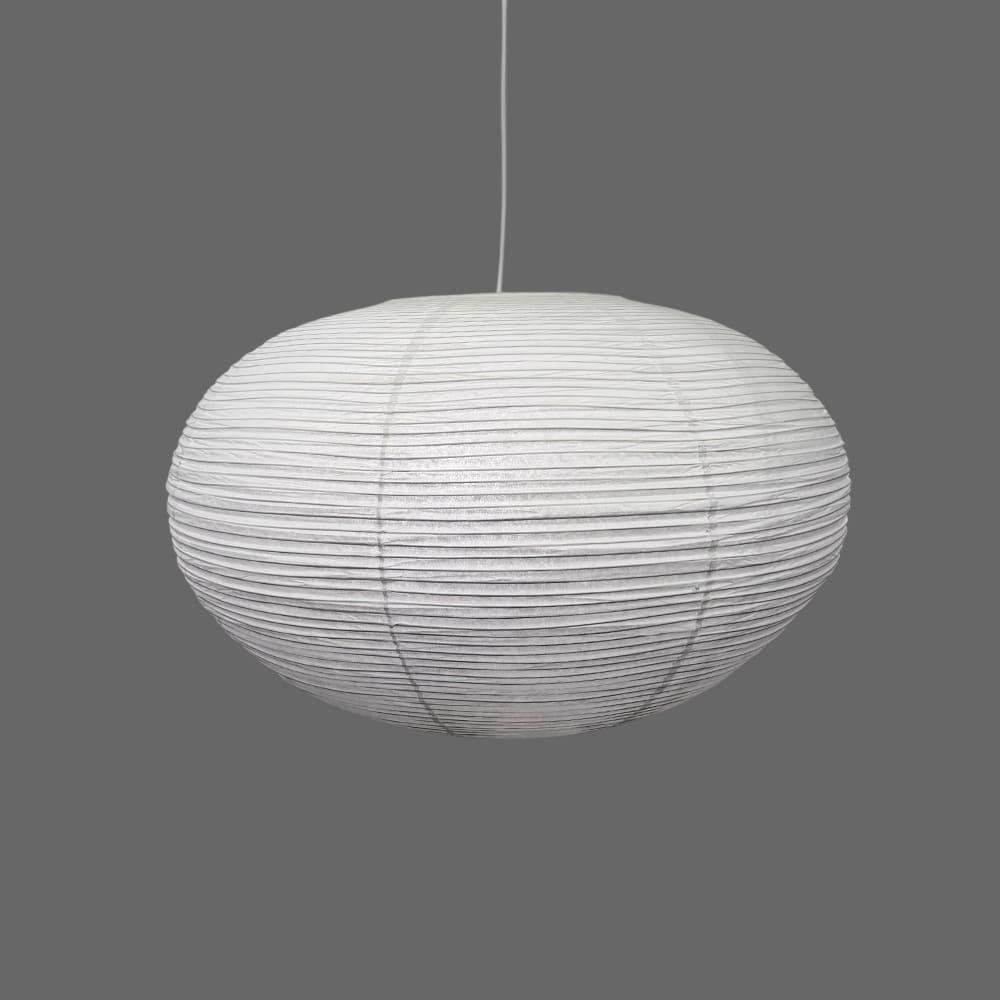 Подвесной абажурный светильник из белой рисовой бумаги Ø45х35 см RP017-450 - 318465