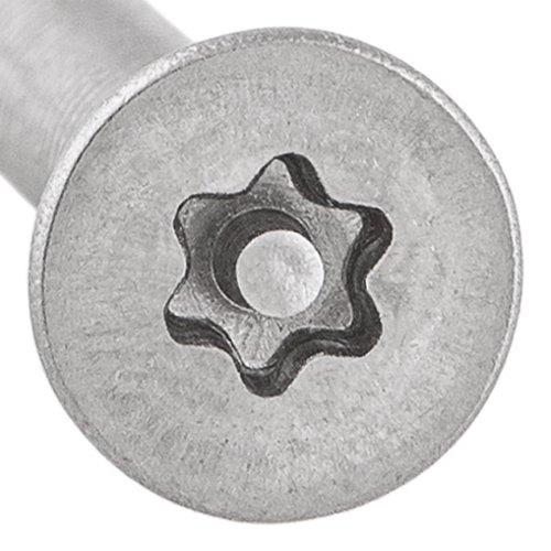 Винт антивандальный, потайная головка, нержавеющая сталь A2, M6x16, Torx-Pin уп 5 шт snapt - 319863
