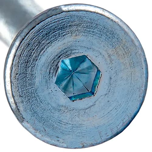 Винт с плоской головкой, цинк белый M6x100 уп 5 шт snapt - 602763816